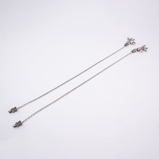 Silver Love Anklet