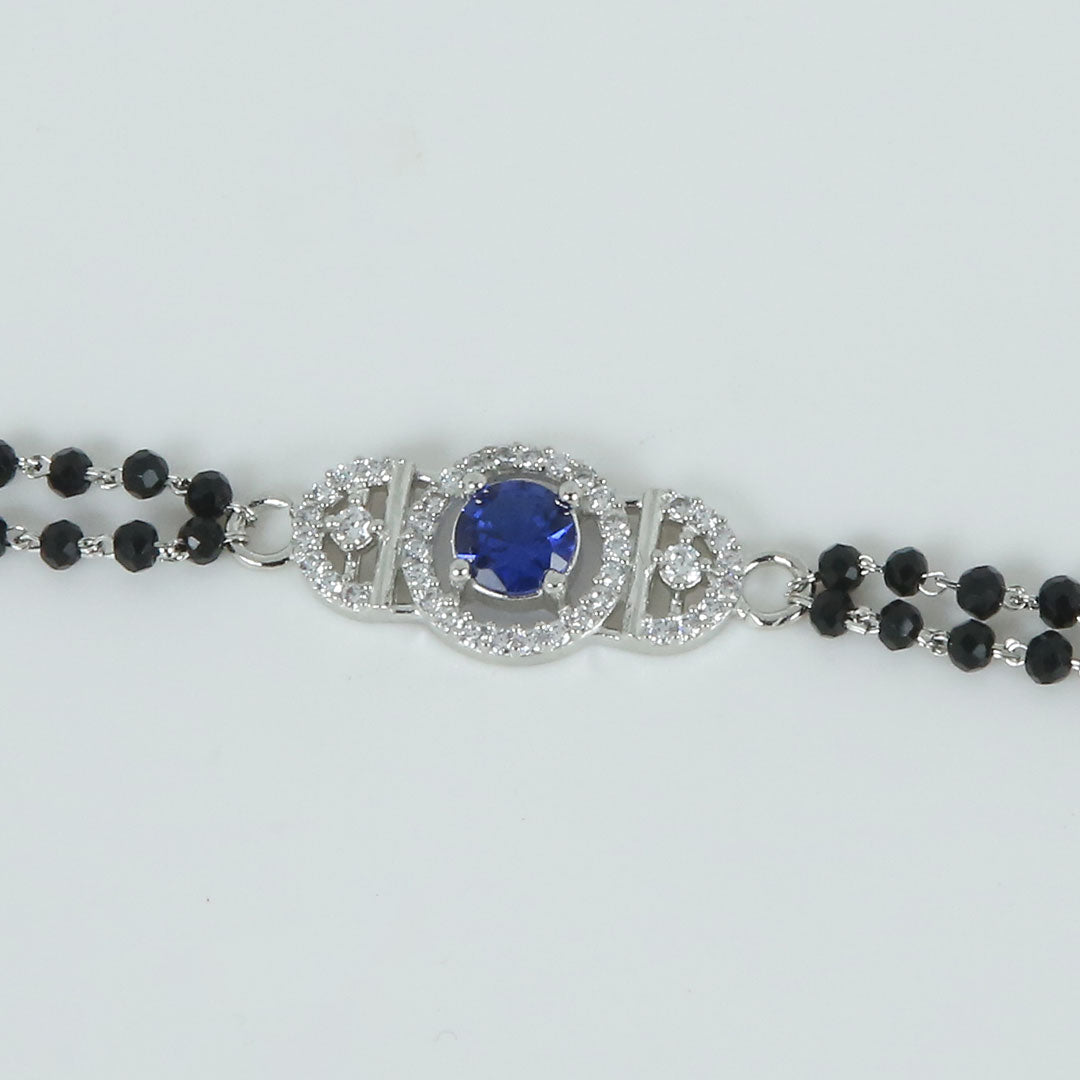 Divine 925 Sterling Silver Mangalsutra Bracelet
