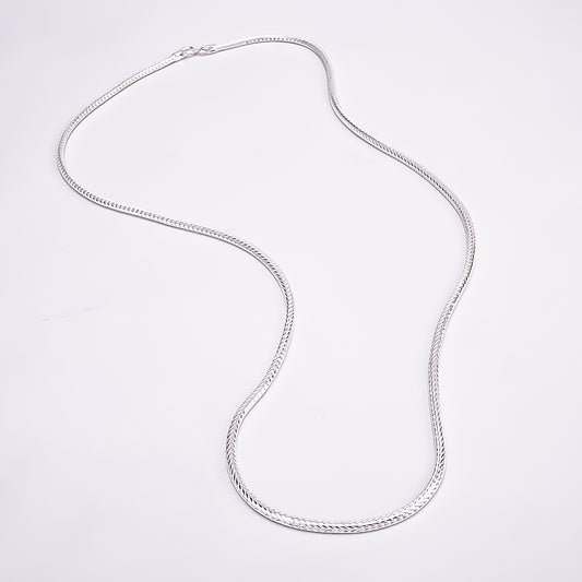 Men Silver Snake Chain