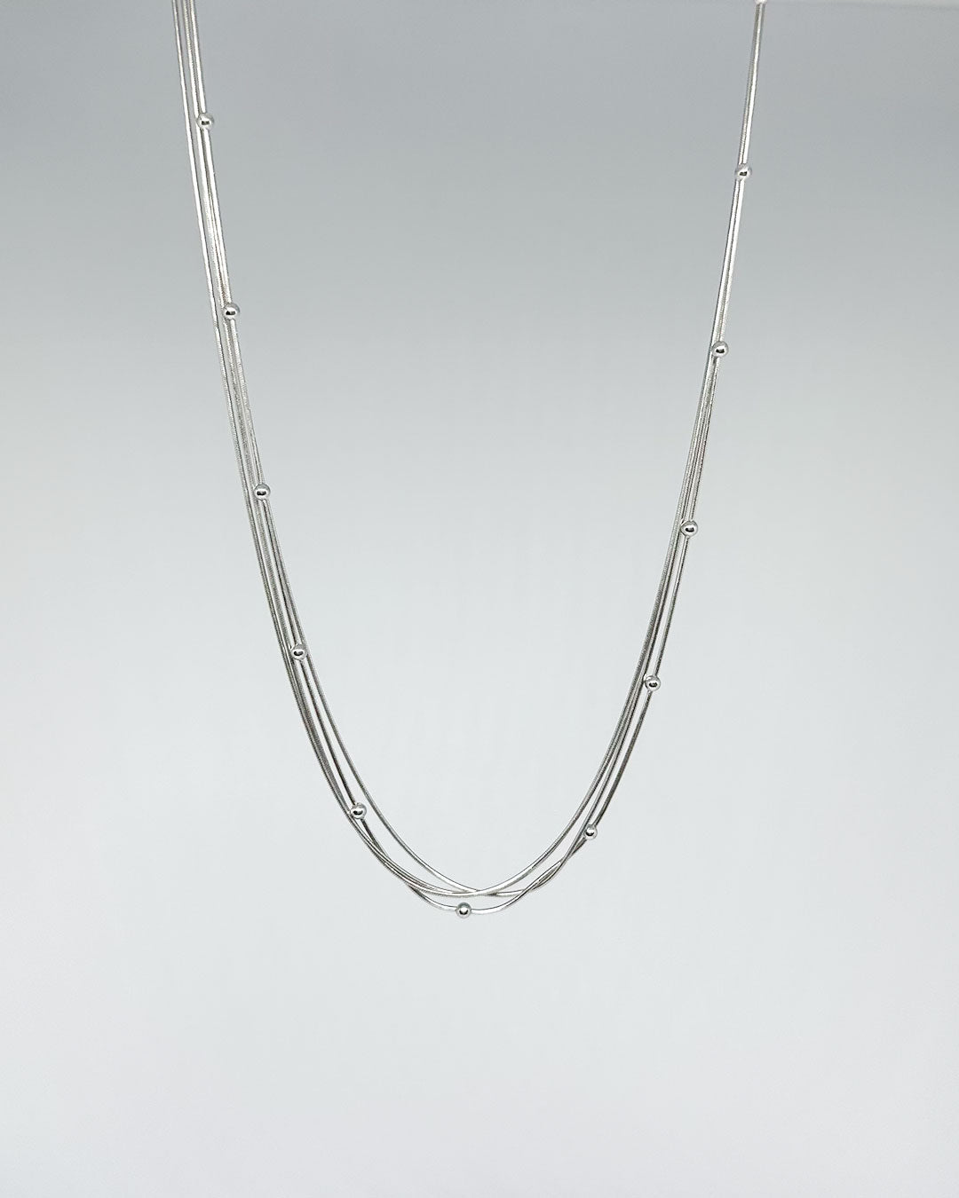 Italian Four Layer Chain Pure 925 Silver