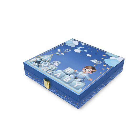 999 Silver Musical Baby Boy Coin Box (5 Coins)