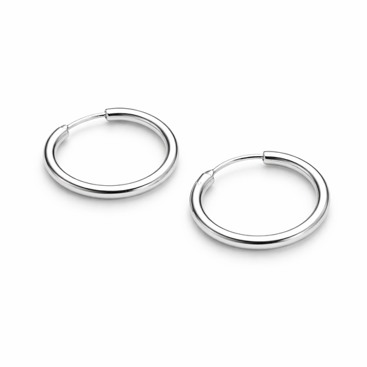 Essential Mini Silver Hoops