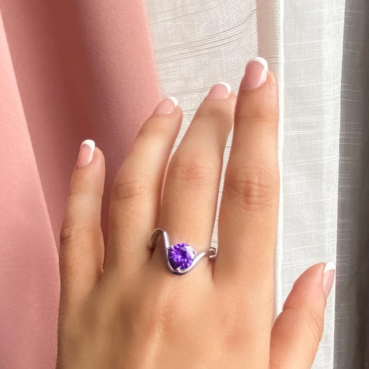 Amara Adjustable Pure 925 Silver Ring