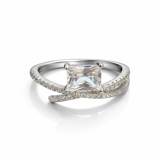 Aura Square Glow Ring Size 6