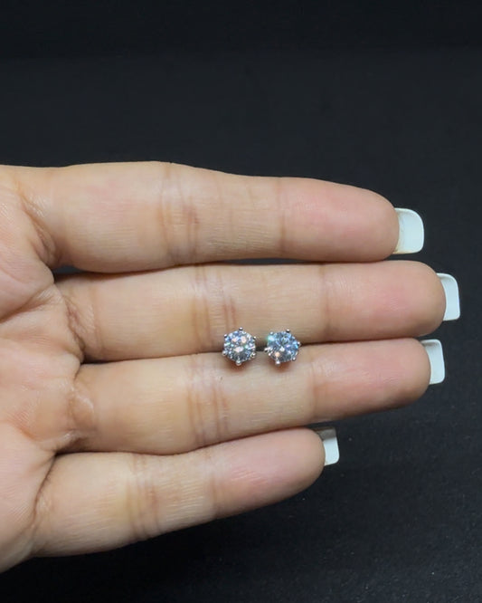 Silver Stud Earrings Pure 925 Silver