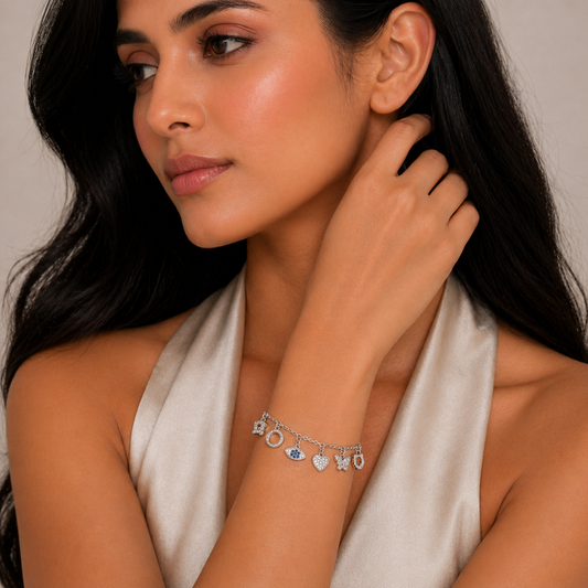 Silver Charm Bracelet