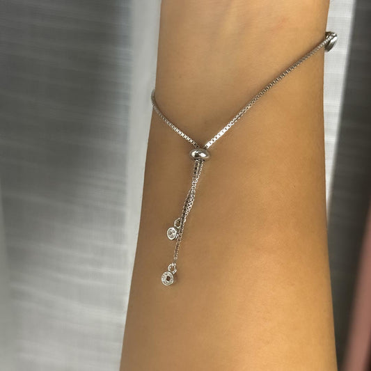 Mystic Eye – Adjustable Evil Eye Bracelet Pure 925 Silver