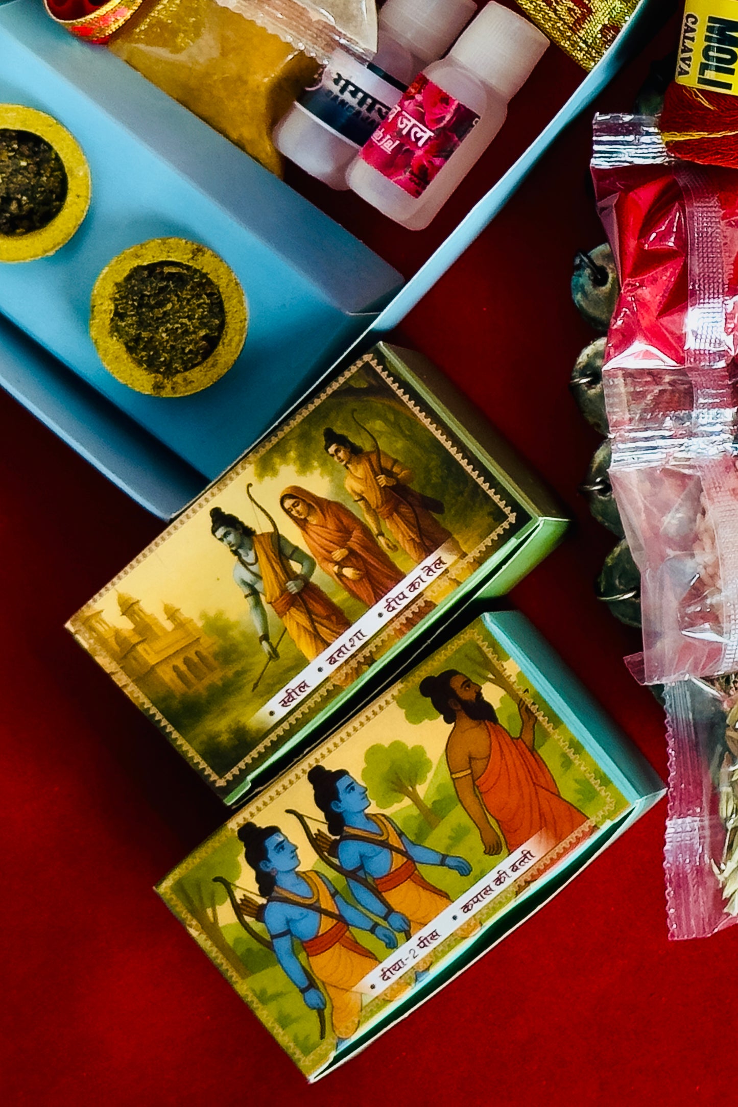 Subh Diwali Musical Gift Box with Pure Silver Coins(6g)And Puja Experience