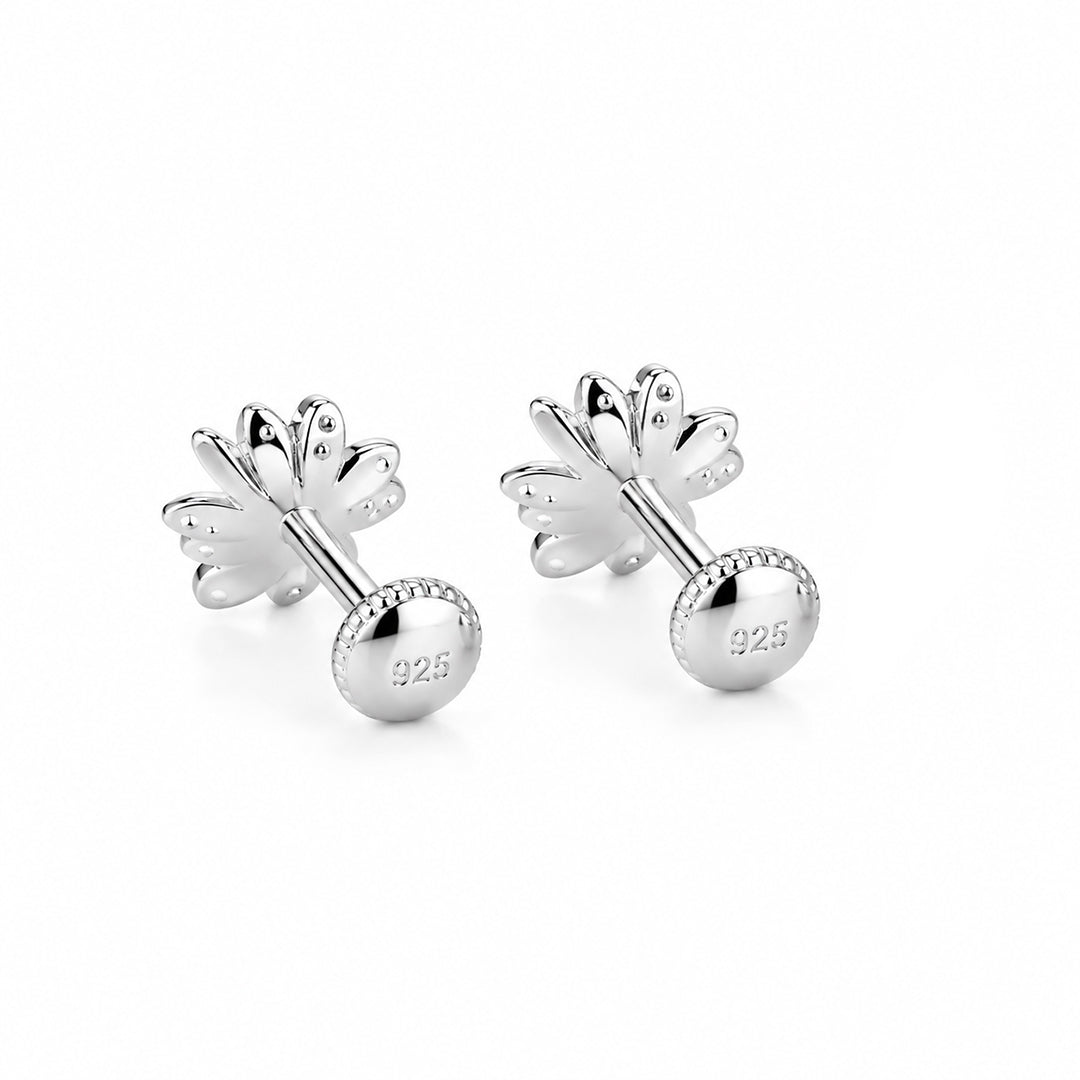 Pearl Bloom Stud Earrings