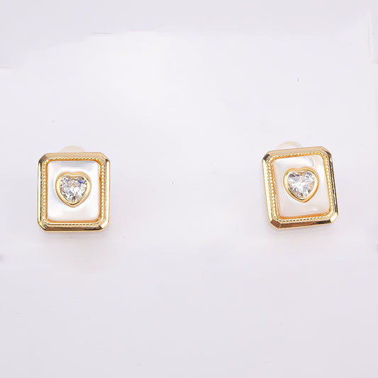 Heart Drop Necklace Set