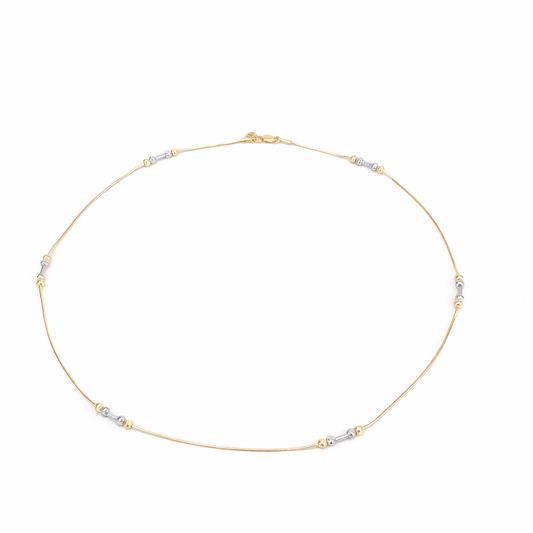 Silver Italian Duo Matar Chain