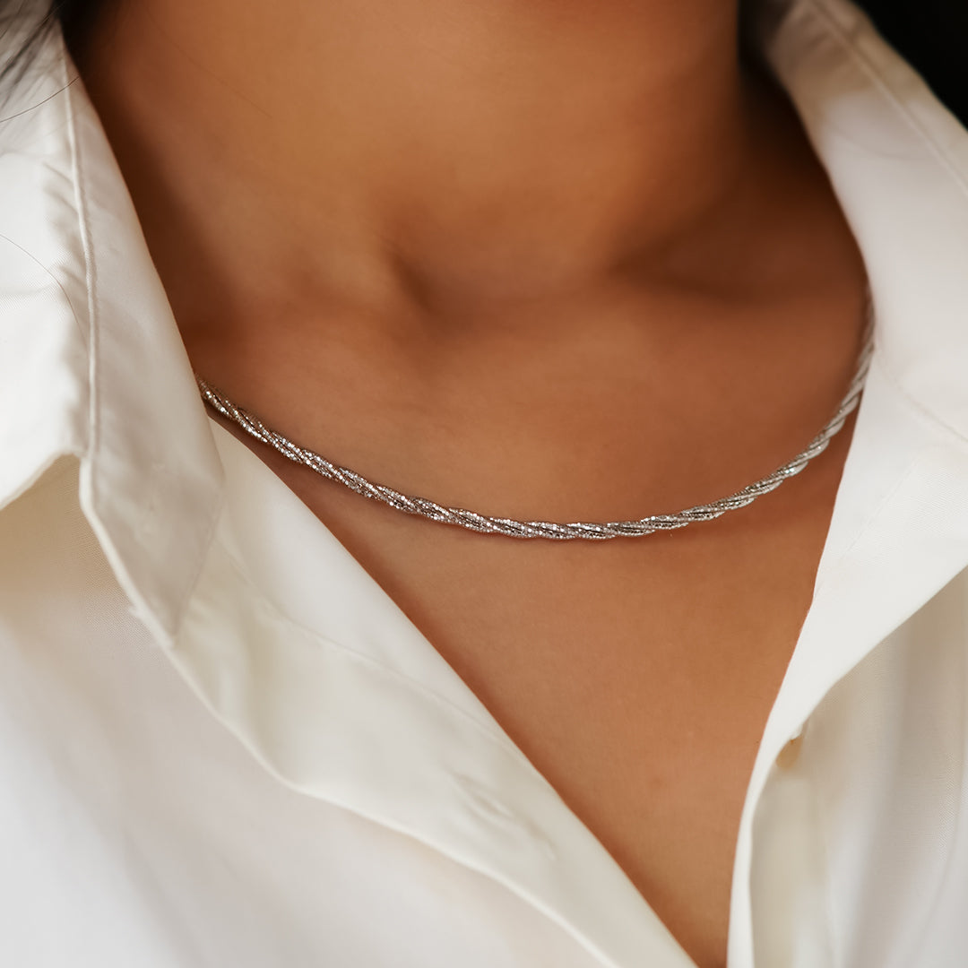Silver Italian Wire Chain — Pure 925 Sterling Silver