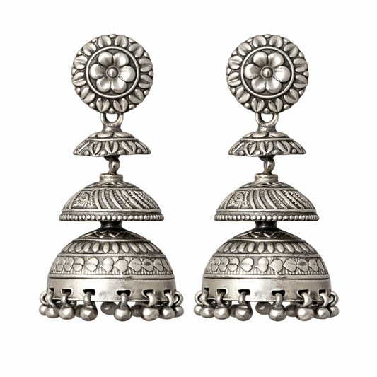 Saanjh Pure 925 Silver Jhumki