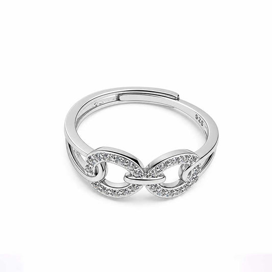 Infinity Spark Adjustable Ring