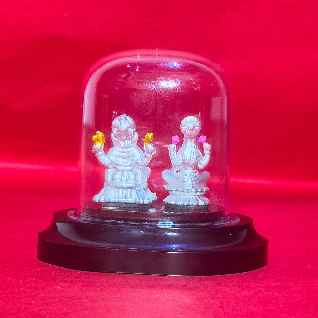 Pure Silver 999 Lakshmi Ganesh ji Gifting Idols (6.49gm)
