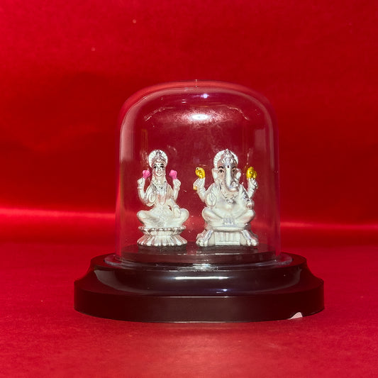 Pure Silver 999 Lakshmi Ganesh ji Gifting Idols (6.49gm)