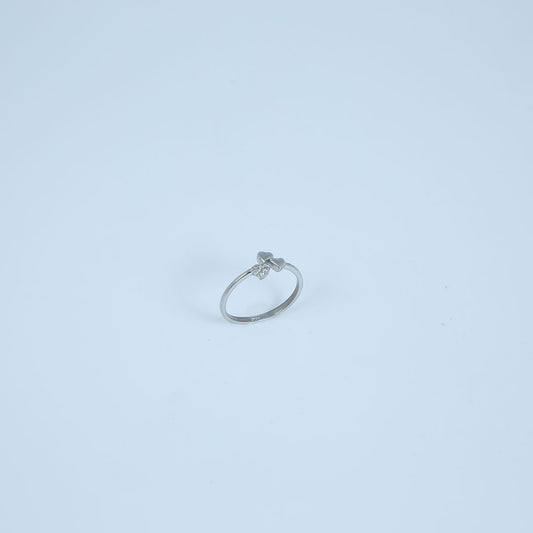 Mini Hearts Ring Pure 925 Silver