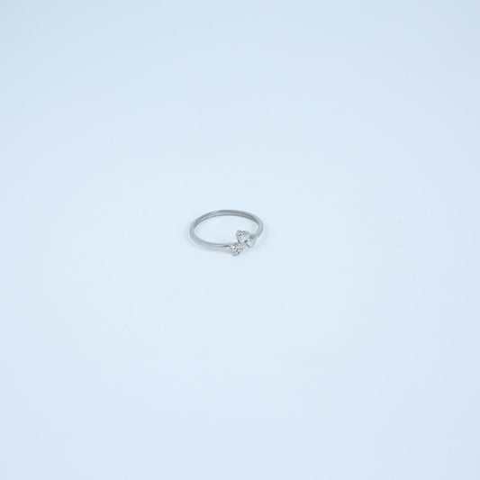 Mini Hearts Ring Pure 925 Silver