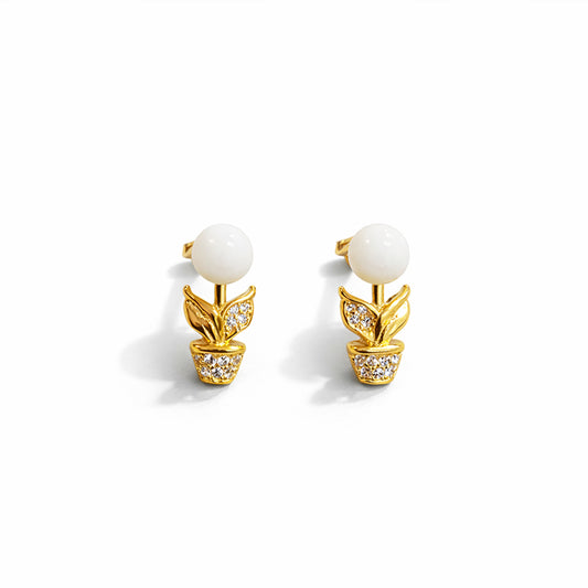 Mini Pearl Garden Studs