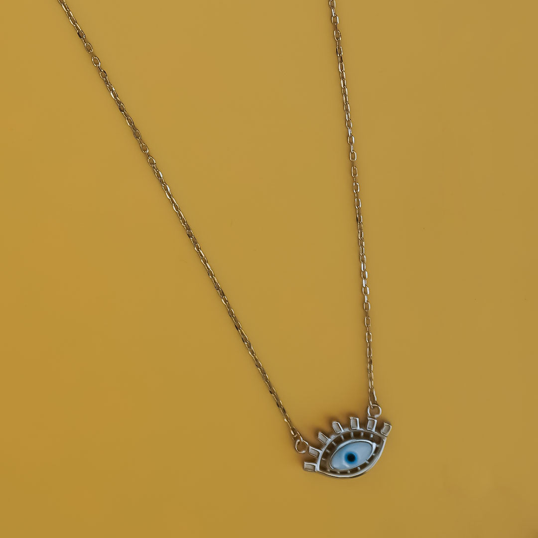 Nazar Silver Necklace