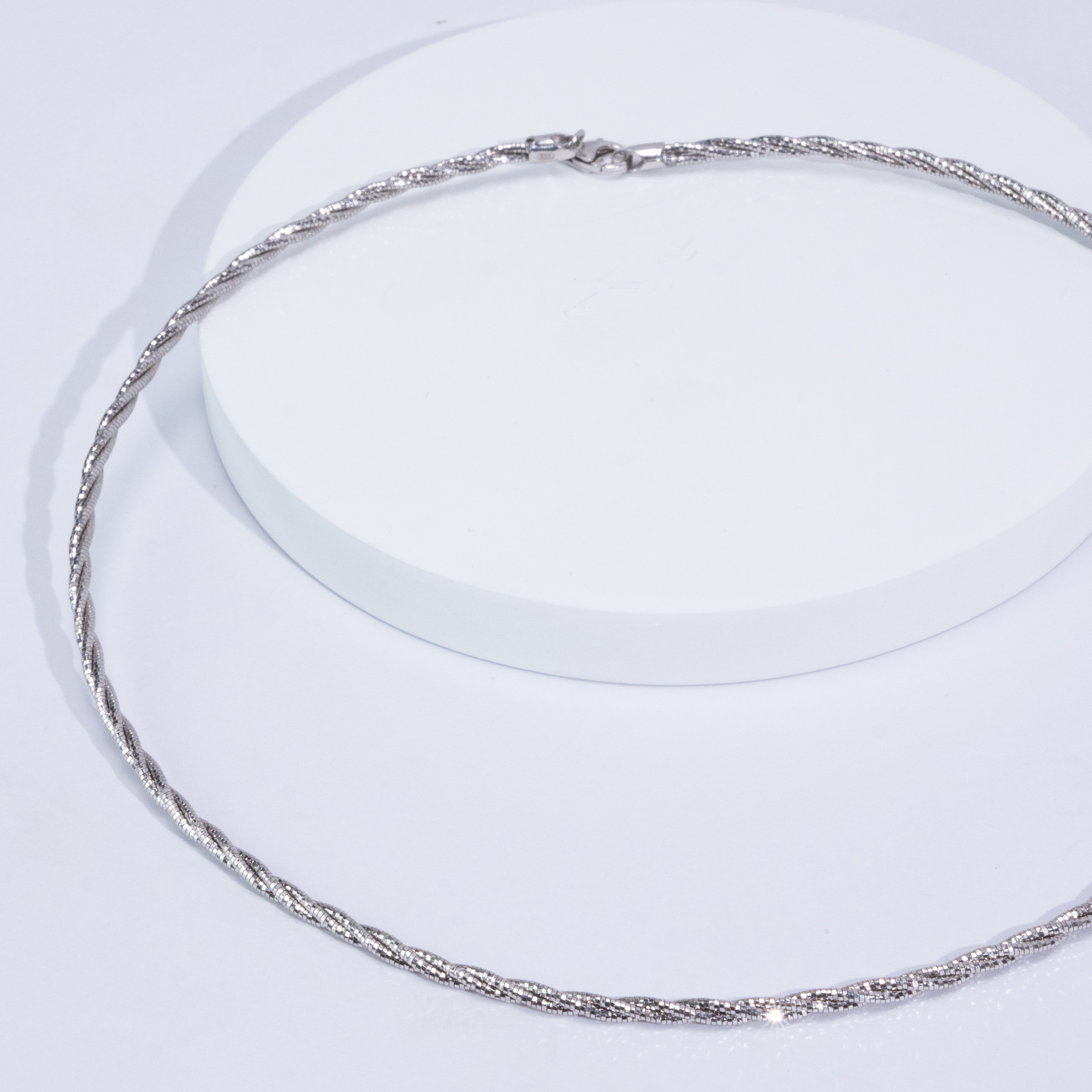 14 mm massivem Sterlingsilber italienischen aus Boxkette