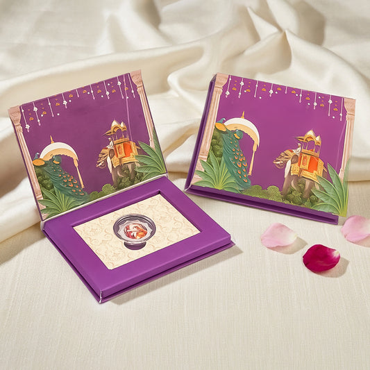 Rajsi Shagun 999 Silver Coin Box