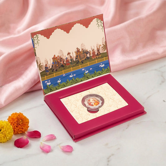 Rajsi Shagun 999 Silver Coin Box