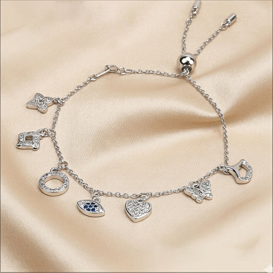 Silver Charm Bracelet