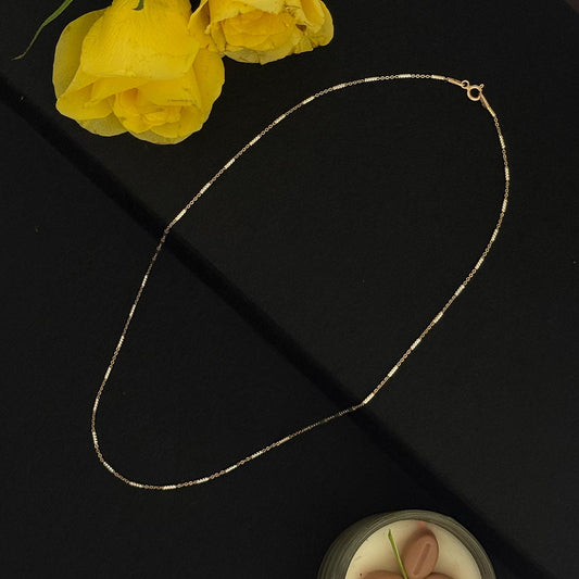 Two-Tone Elegance Italia Chain Pure 925 Silver