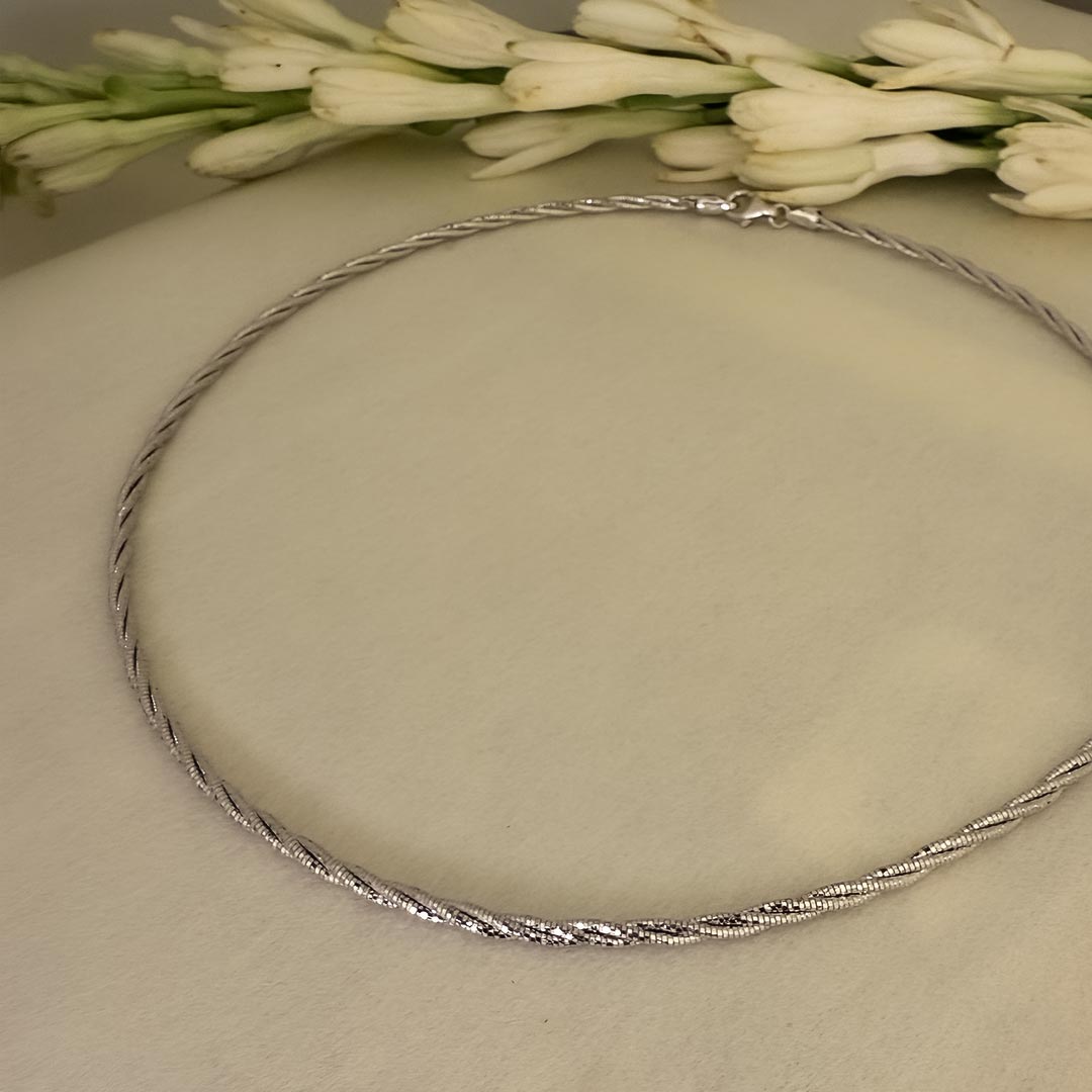 Silver Italian Wire Chain — Pure 925 Sterling Silver