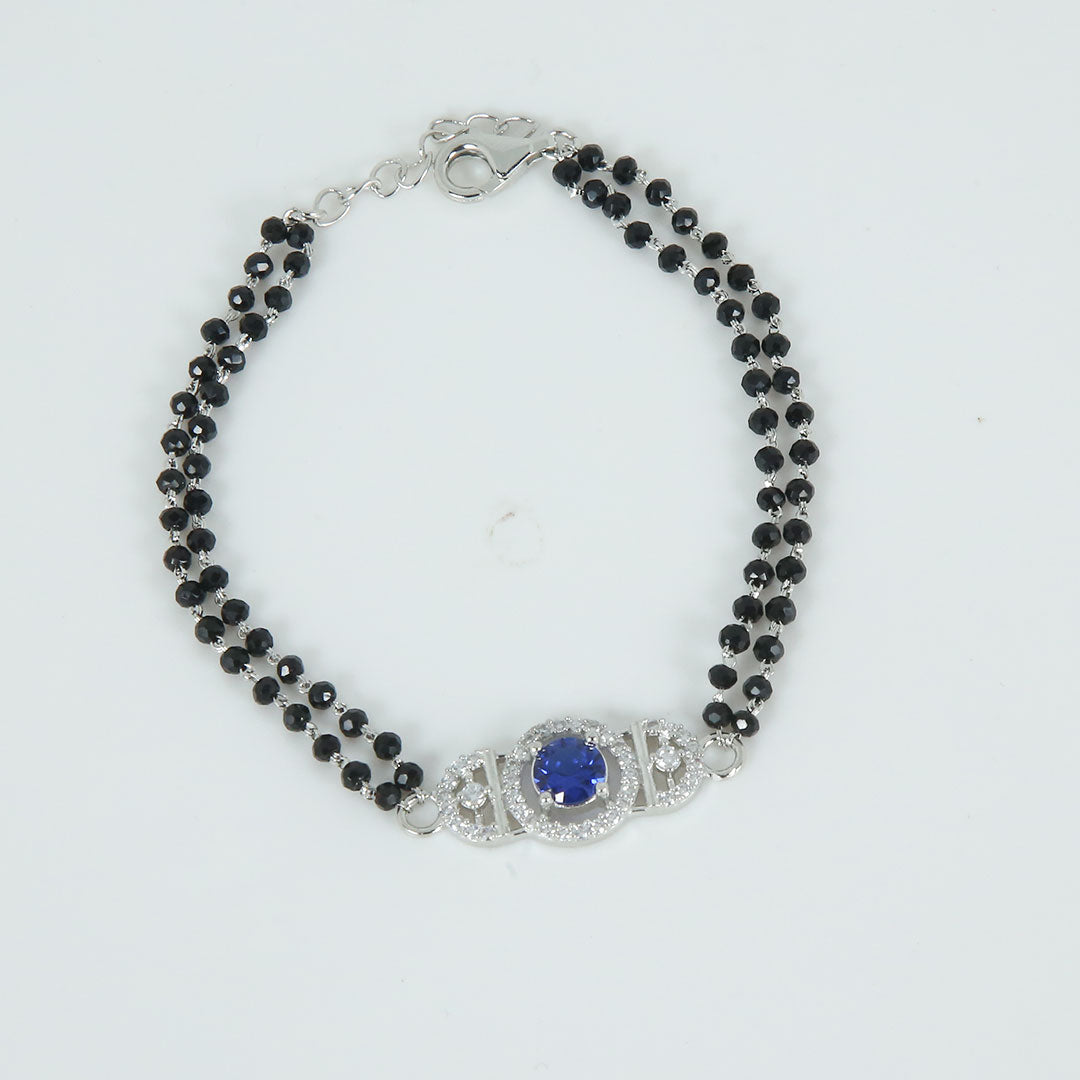 Divine 925 Sterling Silver Mangalsutra Bracelet