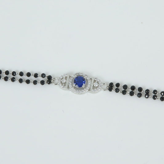 Divine 925 Sterling Silver Mangalsutra Bracelet