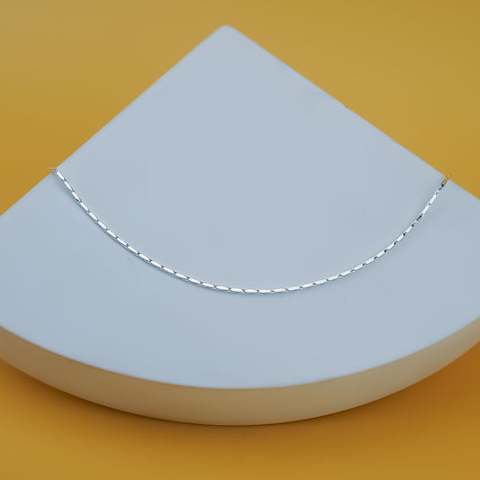 Sleek Shine Silver Chain