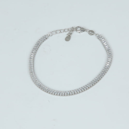 Silver Tennis Bracelet Pure 925 Silver