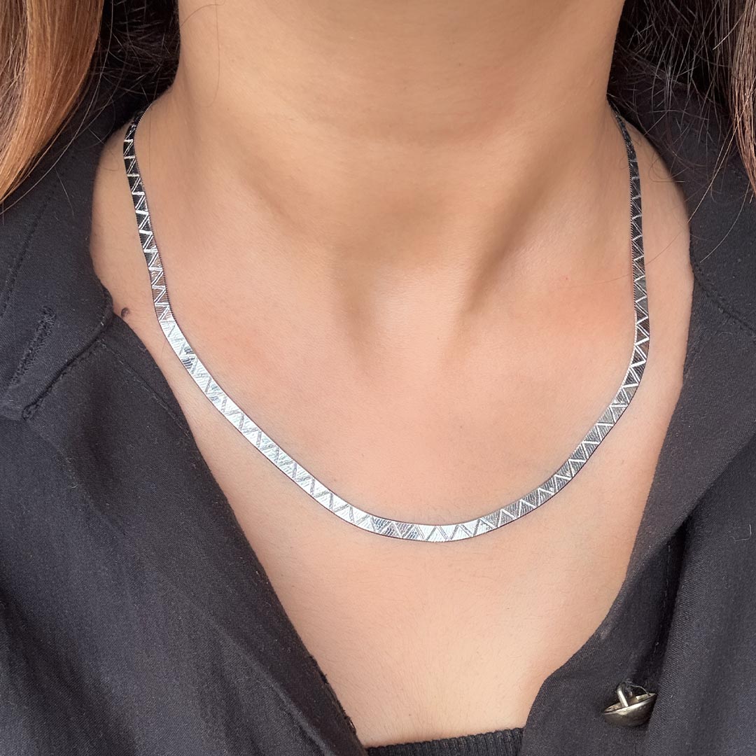 Serpent Luxe – Italian Snake Chain Pure 925 Silver