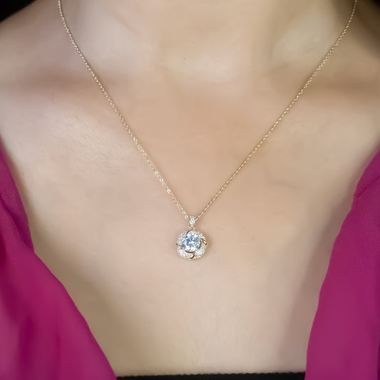 Sparkling Star Pure 925 Silver Pendant