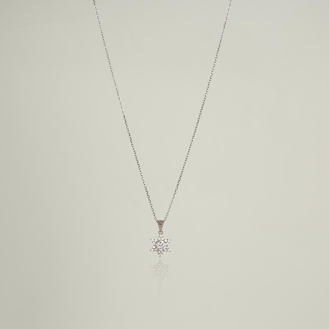 Starlight Spark Necklace Pure 925 Silver