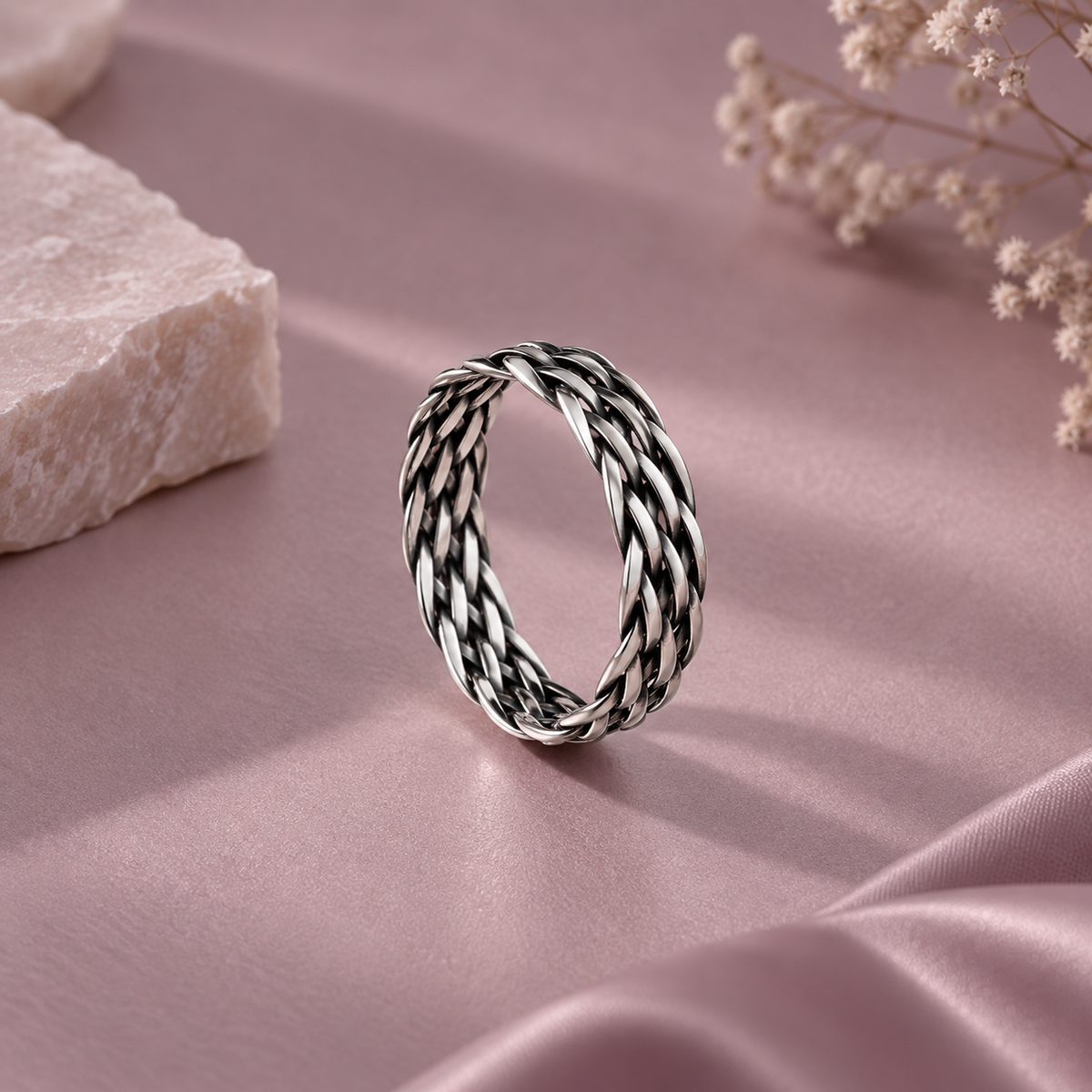 Chaitai Silver Ring Band