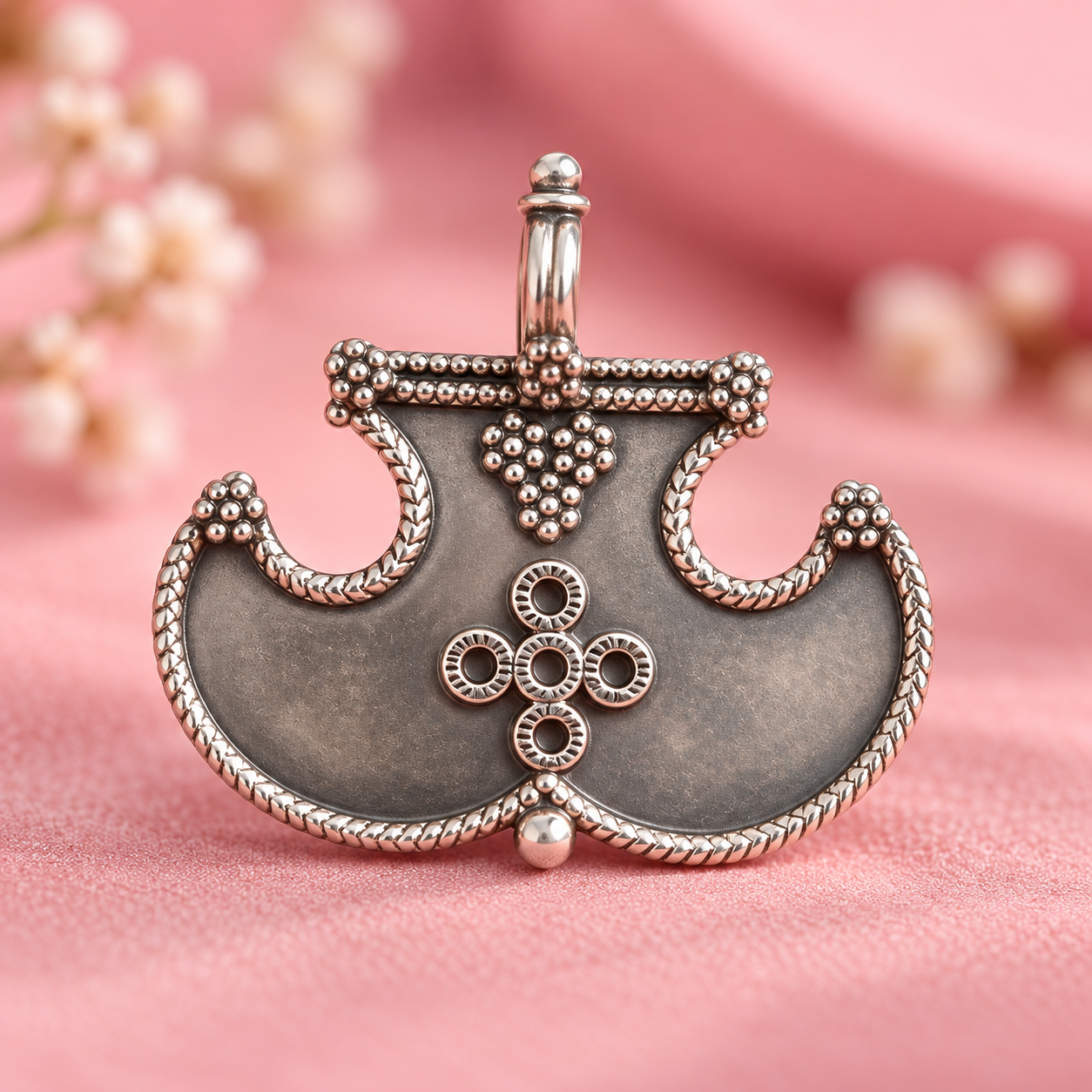 Taravya Antique Royal Arch 925 Silver Pendant