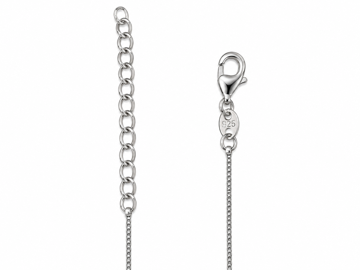Celestial Silver Bar 925 Silver Necklace