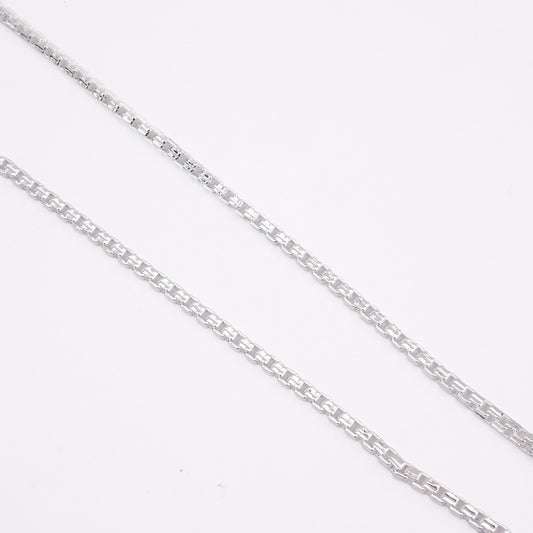 Men Silver Classy Box Chain