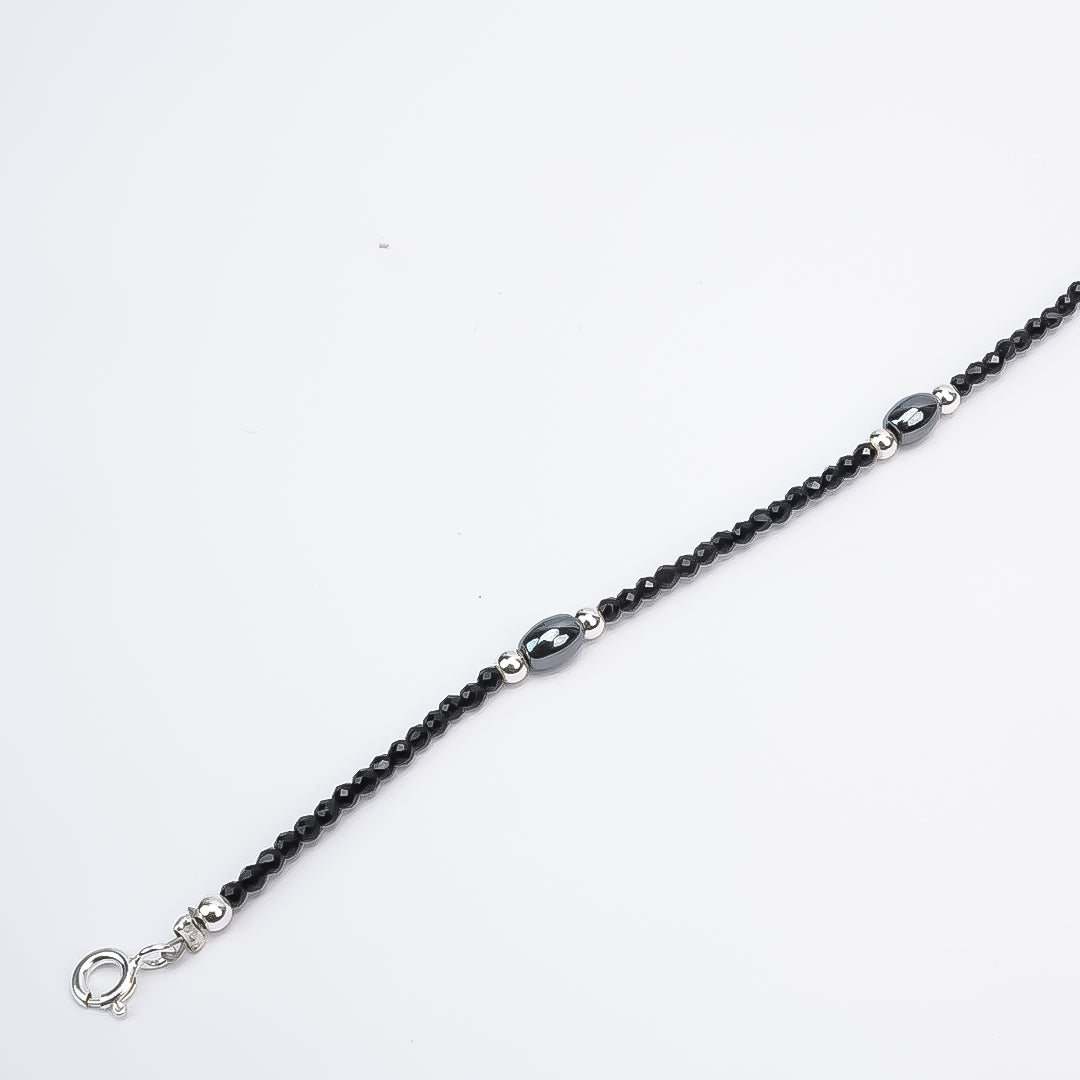 Silver Beaded Baby Nazariya