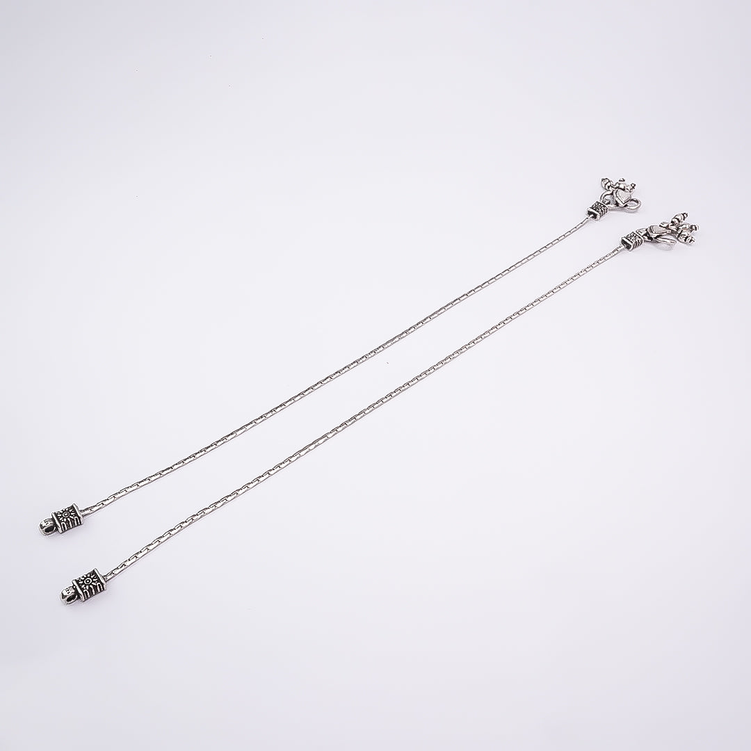 Silver Love Anklet