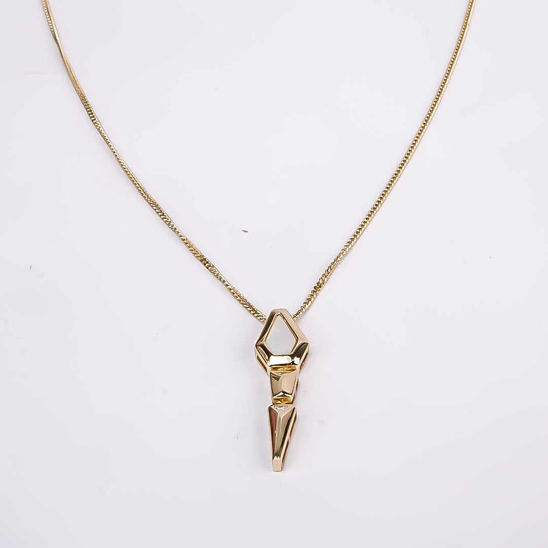 Serpentine 925 Silver Pendant Necklace