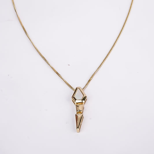 Serpentine 925 Silver Pendant Necklace