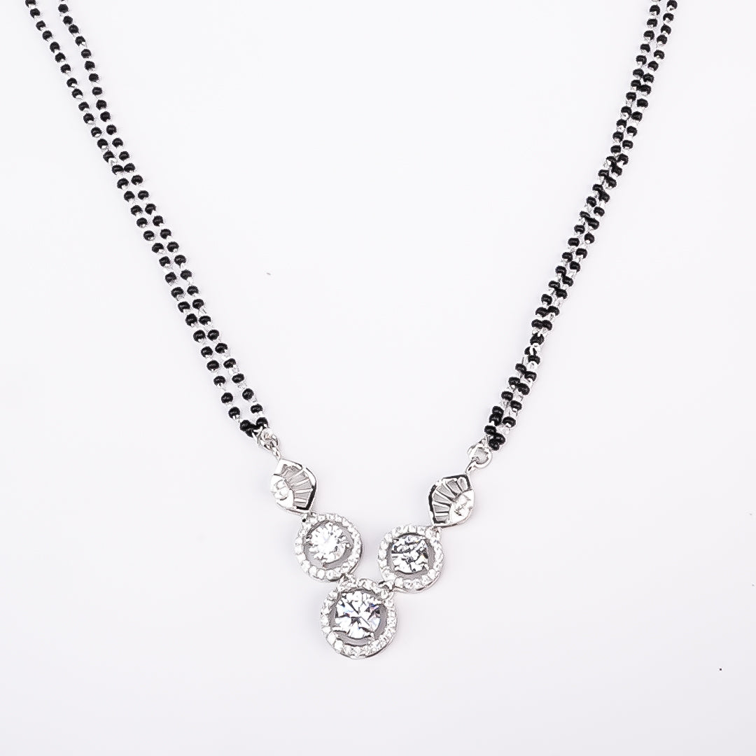Silver Eterna Solitaire 925 Mangalsutra