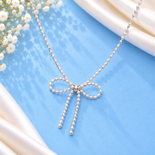 The Belle Bow Necklace Taravya