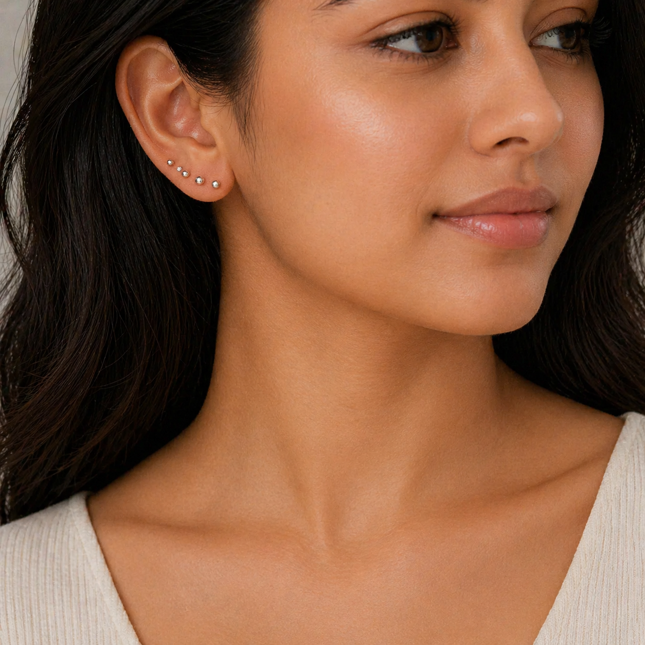 Everyday Silver Stud Set
