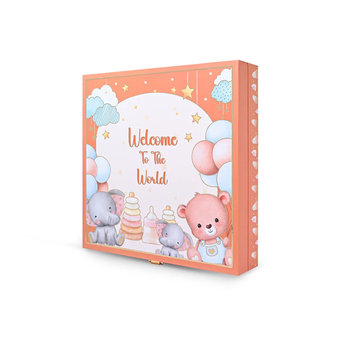 999 Silver Musical Welcome Baby Coin Box (5 Coins x 2g)