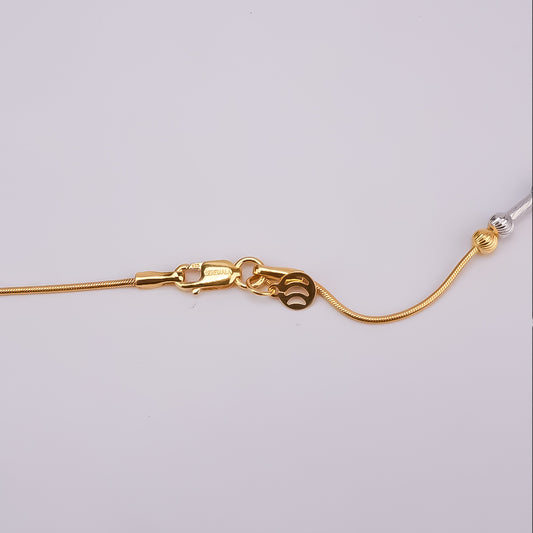 Silver Italian Duo Matar Chain